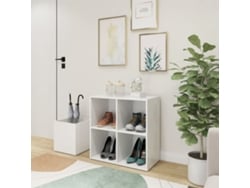 Zapatero Organizador de Pasillo 105X35,5X70 Contrachapado Blanco