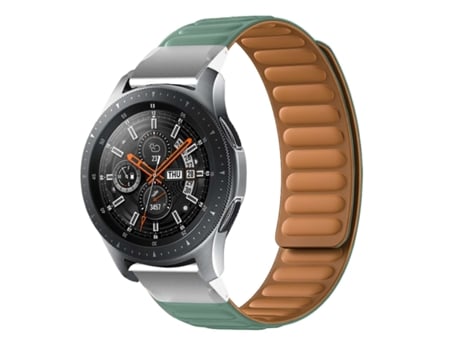 Correa Pulsera Magnética de Forte Conexión para Garmin Quatrix 7 Sapphire Edition Verde