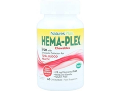 Té NATURES PLUS Hema-Plex Mastigável (60 tabletes mastigáveis)