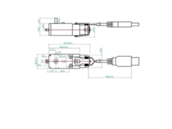 For Tuozhu 3d Printed Model Standard Parts Tt Gear Motor Dc5v59rpm Single-axis (2 Piece)- For La001 Bambulab