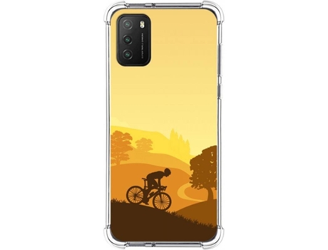 Carcasa Xiaomi POCO M3 / Redmi 9T TUMUNDOSMARTPHONE Ciclista Multicolor