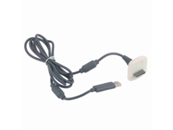 Cable De Carga Rápida Usb Para Mando Inalámbrico De Microsoft Xbox 360 (blanco) Para Diferentes Aplicações E Usos