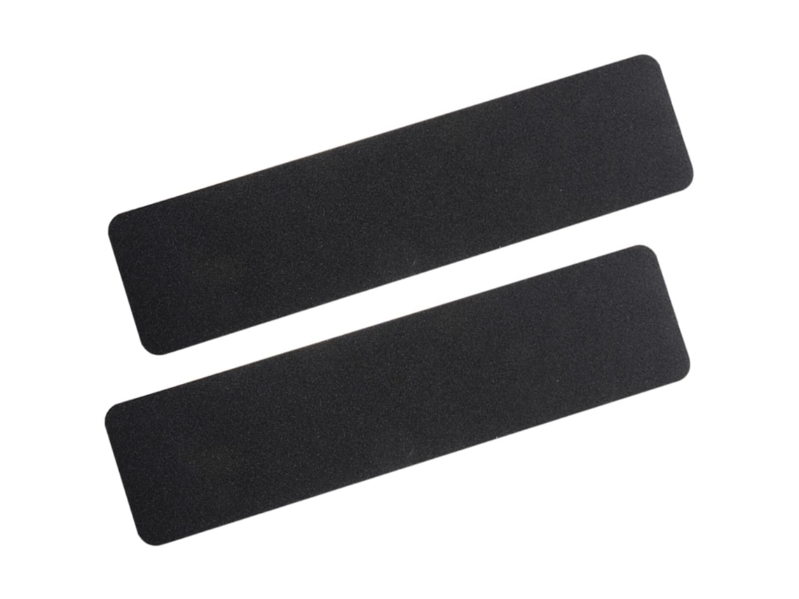 Tiras Antideslizantes De Pvc Negro Mate De 15 X 61 Cm, Adhesivo Fuerte Para Escaleras Y Duchas