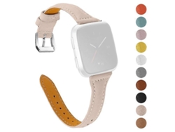 Correa de repuesto elegante de piel de vaca auténtica compatible con Fitbit Versa 2/Versa/Versa Lite/Versa Se Ly Ebike