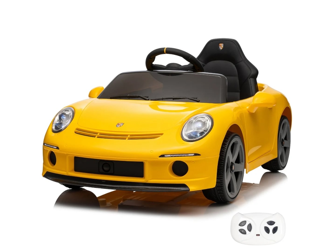 Vehículo Eléctrico Para Niños - Ruf Gt 12v - 1 A 5 Años - Amarillo