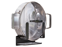 Soporte de tapa de olla de aluminio espacial, organizador de cocina NEVEANCE