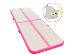 Esterilla de gimnasia VIDAXL Rosa PVC ( 400x100x10 cm )