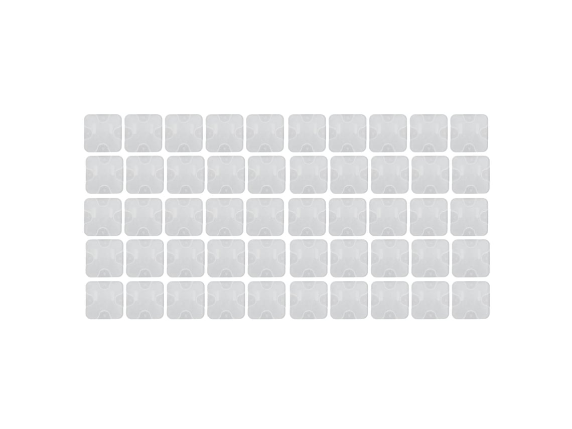 50 protectores de enchufes transparentes de 2 pines, seguros para niños.