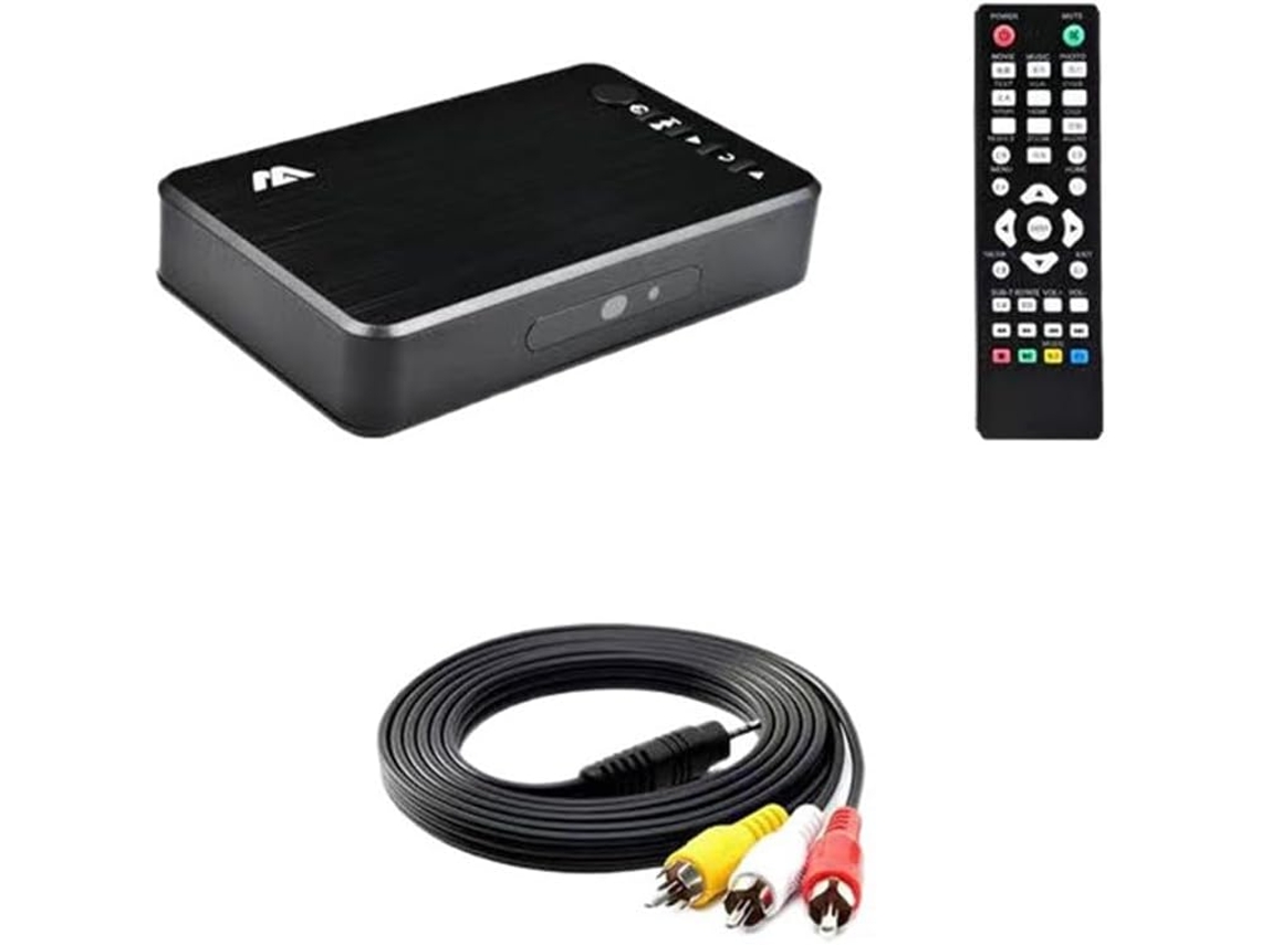 Mini Reproductor Multimedia Full Hd 1080p Con Reproducción Automática Desde Disco Duro.