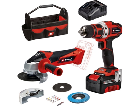 Kit Amoladora Y Taladro A Batería 4Ah EINHELL