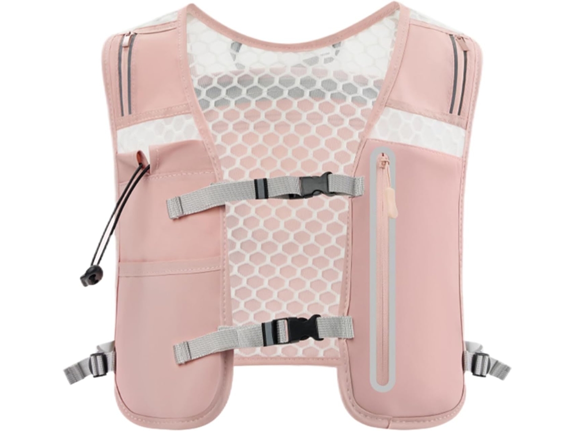 Chaleco De Hidrataci N Para Correr 4l Correas Ajustables El Pecho Soporte Reflectante Tel Fono M Vil Bolsa Agua Unisex
