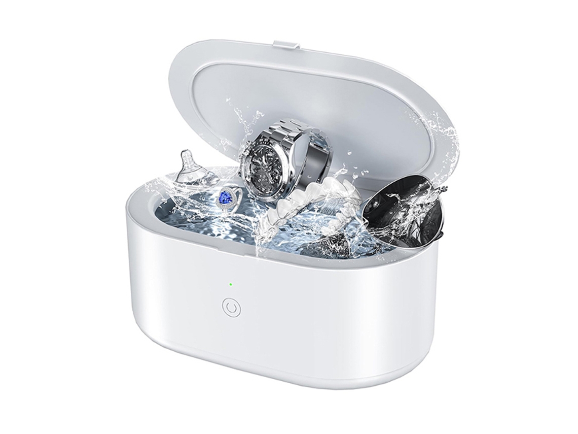 Limpiador Ultrasónico Doméstico De 600 Ml, 46 Khz, Adecuado Para Gafas, Joyas, Dentaduras Postizas, Etc.