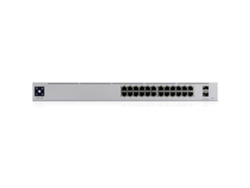 Switch PoE Ubiquiti Networks Usw Pro Max 24 con 24 puertos montables y compatible con PoE