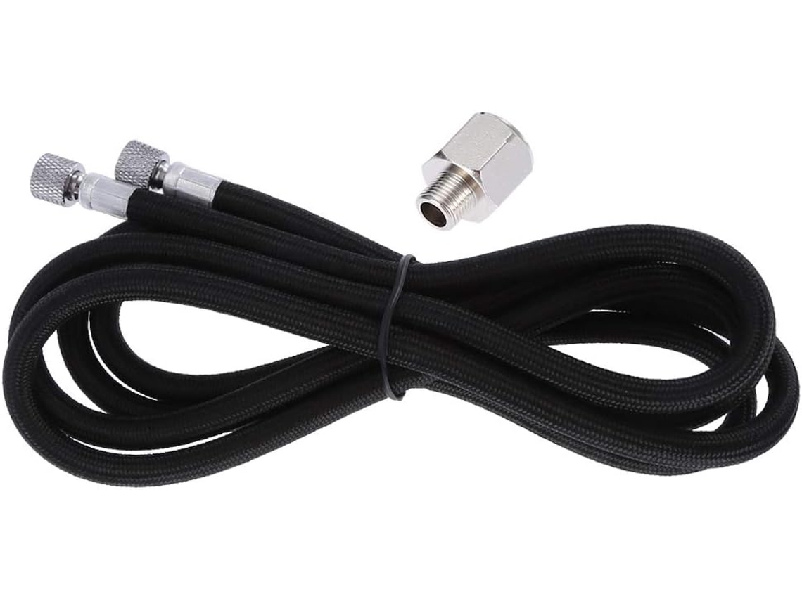 Manguera De Aerógrafo De 1,8 M De Diámetro Y 1/8"-1/4" Con Trenzado De Eva Y Adaptador Para Aerógrafo.