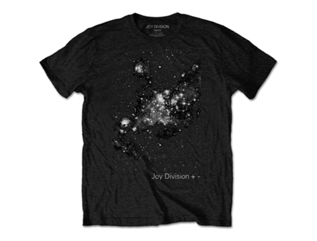 Camiseta ROCK OFF Joy Division - Plus/Minus Negro (Talla: XL)