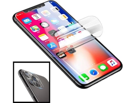 Protector Pantalla iPhone 11 Pro Max Frontal y Trasera Flexible y  Antibacterias - Protector de pantalla para móviles - Los mejores precios