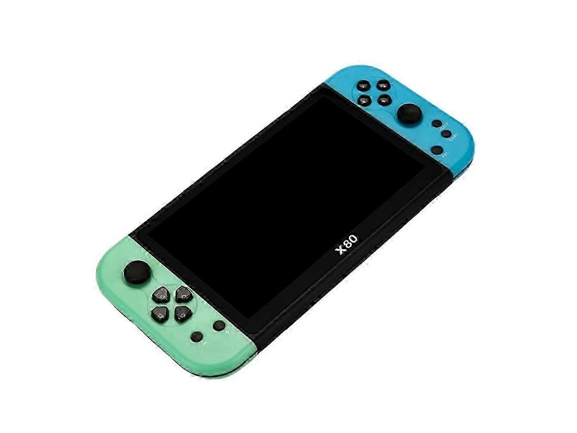 Consola de videojuegos portátil X80 de 7 pulgadas con pantalla HD y 20 000 juegos - Hengjian