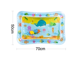 Alfombra De Agua Inflable Para Bebé, Colchón Pvc, Actividad Educativa De Desarrollo Infantil Aeuzwr
