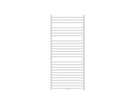 Radiador toallero de baño 750 x 1500 mm calefactor recto blanco conexión central LUXEBATH