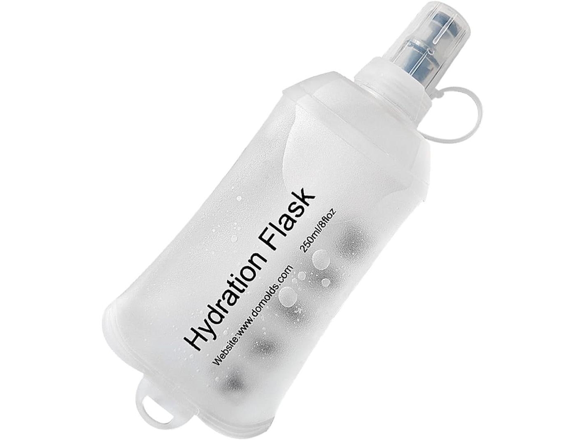 (blanco 250 Ml 1 Pieza) Botella De Agua Blanda, Botella De Agua Corriente Plegable De Tpu
