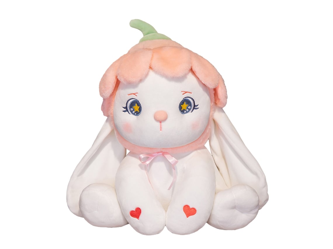 Ats-juguete De Peluche Conejo Petalo Muñeco Relleno Suave Adorable Regalo De Vacaciones Para Niños Y Adultos