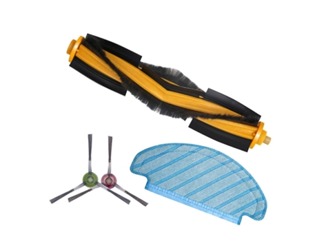Rolo de escova lateral vassoura pano para ecovacs ozmot8 t9pro t9aivi