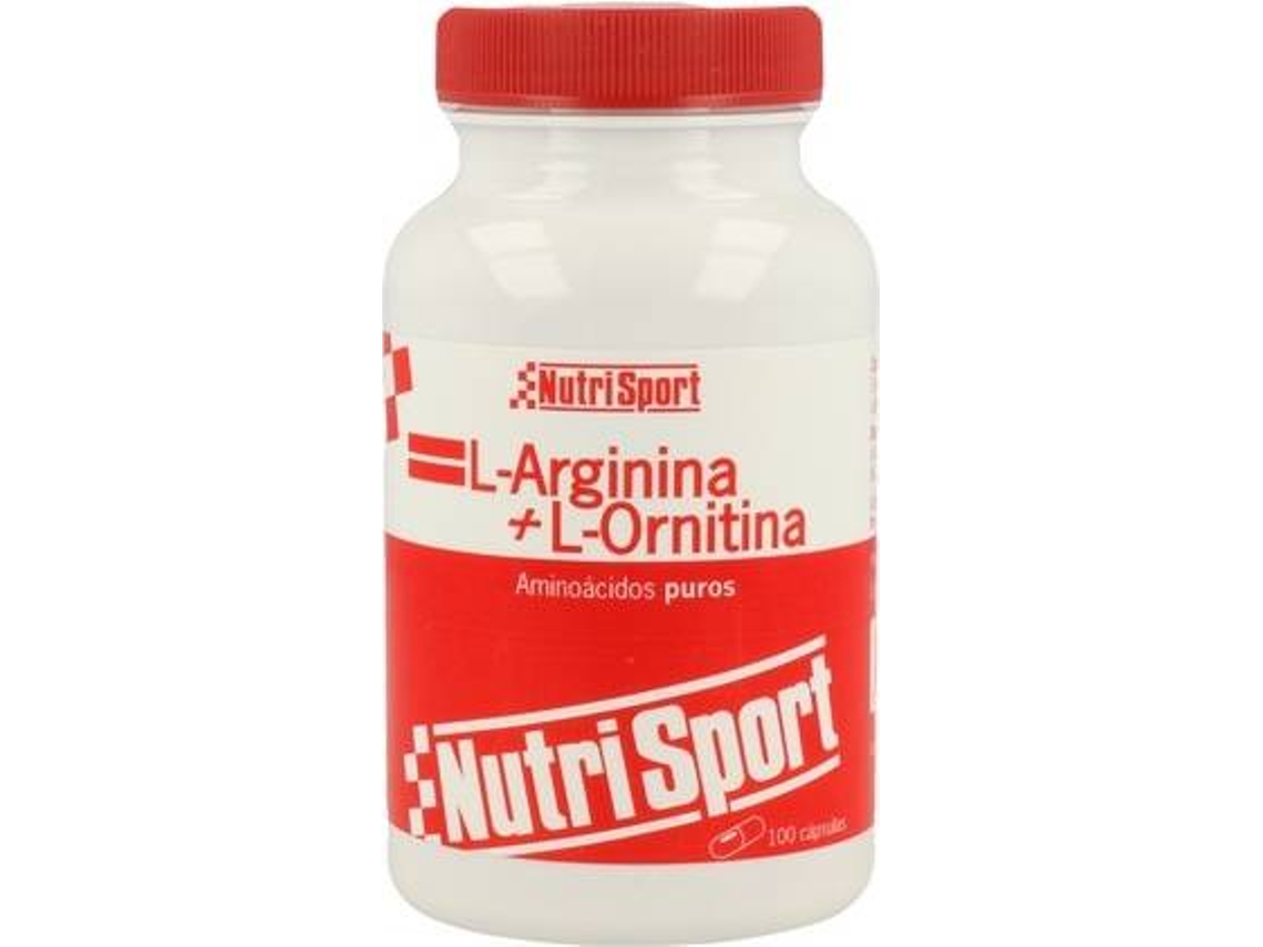 Complemento Alimenticio NUTRISPORT L-Arginina L-Ornitina (100 cápsulas de 500mg)