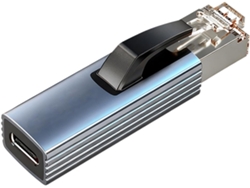 Adaptador convertidor USB-C a Ethernet RJ45 para trabajo, entretenimiento, redes y otros usos. SFUSHOS