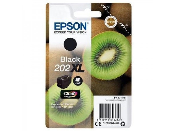 Tinta EPSON 202XL BLA Negro