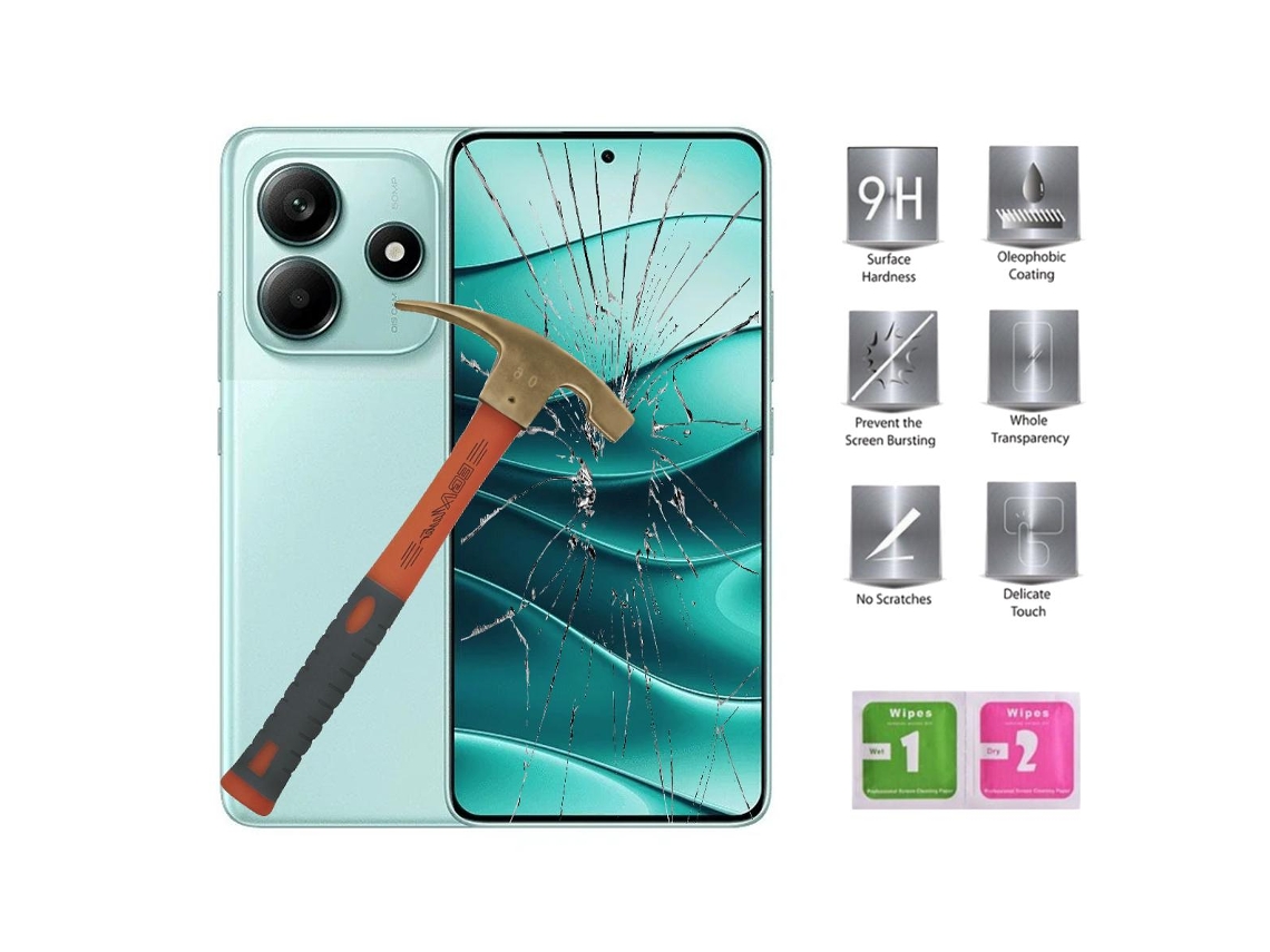 Protector Pantalla Para Xiaomi Redmi Note 14 (5g) Cristal Templado Ptc Movilear
