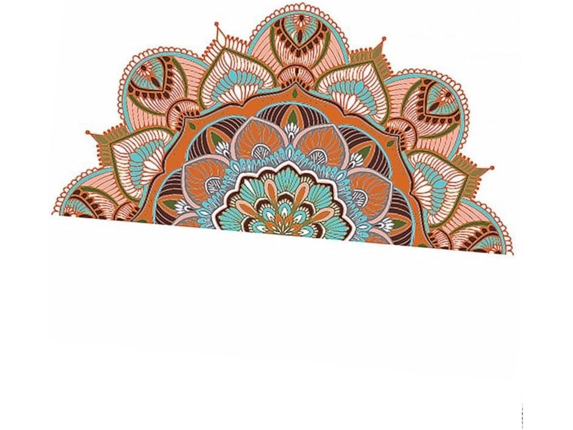 Elegante Vinilo Decorativo De Mandala Para Pared, Adhesivo, Removible, Alta Definición Para Decoración De Paredes.