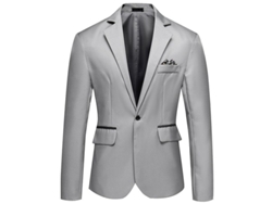 2026-chaqueta Casual Para Hombre Mystdiy Con Botón Soltero Y Cuello Notch Lapel Estilo Juvenil Y Popular