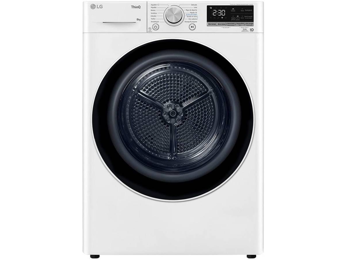 Secadora LG RH80V9AV4N (8 kg - Bomba de Calor - Blanco)