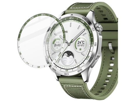 Huawei Watch GT 4 46mm Spruce Green Edition IMAK Plexiglás HD Reloj Película protectora