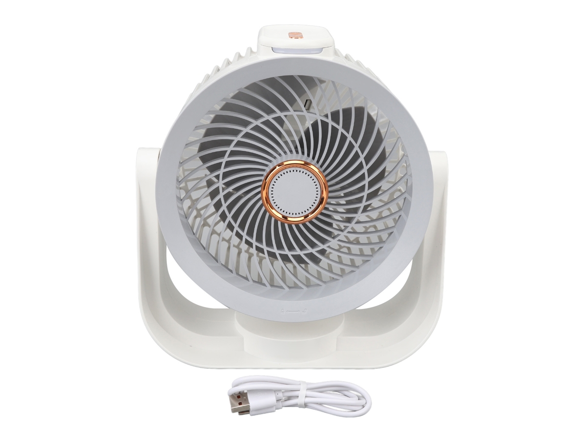 Ventilador inteligente de sobremesa con Bluetooth y control por voz de 360°
