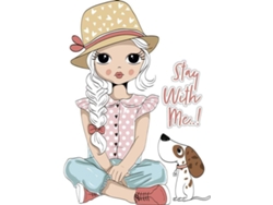 Alfombra OEDIM Infantil Stay with Me (Blanco - 95x95cm - PVC)