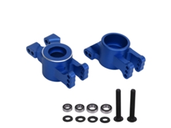 Ymsl Porta Eje Trasero Rc De Aleación Con Cojinetes, Bloque De Dirección Para Traxxas 1/8 4wd Sledg Azul Hxl