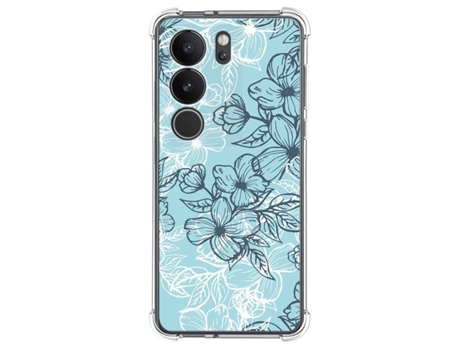 Funda Silicona Antigolpes para Vivo V29 5G diseño Flores 03 Dibujos
