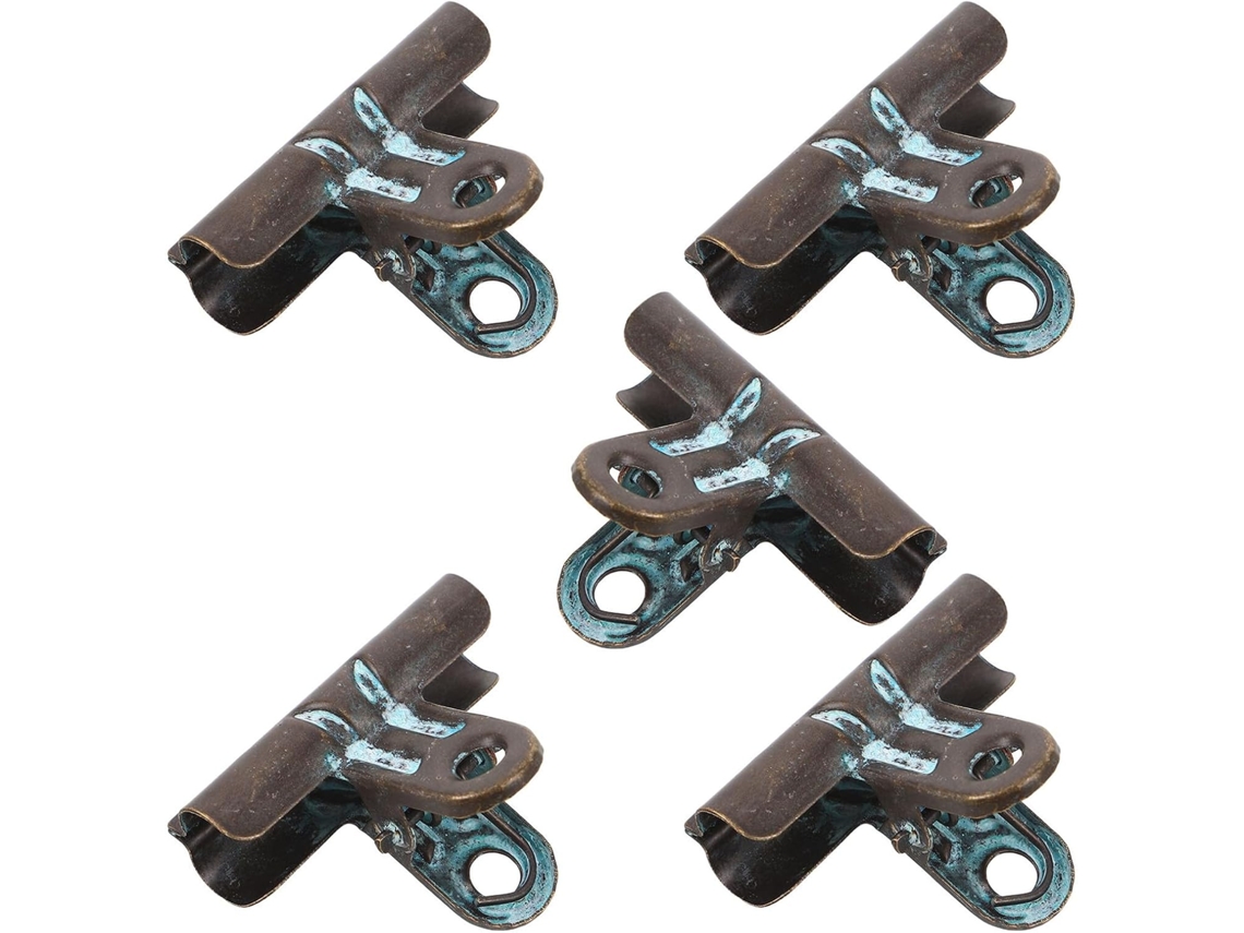 Clips De Encuadernación Retro De Hierro, 5 Unidades, Pequeños Clips Decorativos Para Fotos Y Archivos.