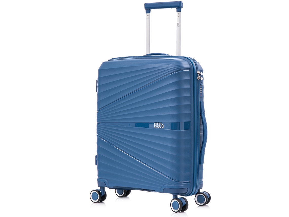 Maleta de Cabina 1990S Polipropileno Azul Marino (55x39x21.5cm - 46L)