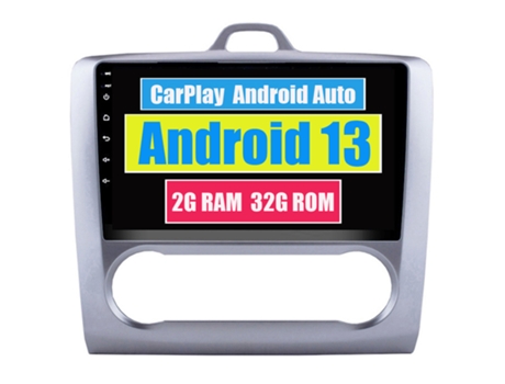 Autoradio Multimedia ROVERONE para Ford Focus 2 Mk 2 2004 - 2011 AT CarPlay Android Coche Radio Bluetooth Navegación