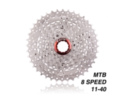 Piñón libre de cassette de 8 o 11 velocidades y 40 dientes para piezas de bicicleta de montaña, fabricado en acero.