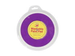 Almohadilla De Tinta Redonda Lavable Para Que Los Niños Hagan Grafitis Y Huellas Dactilares (morado)