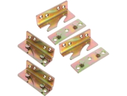 Soportes De Barandilla De Cama De Alta Resistencia, Fijaciones Metálicas Reforzadas De 3 Mm De Grosor Para Marcos De Madera.