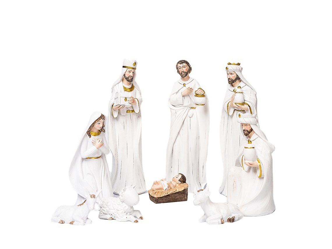 Belén de resina, manualidades navideñas