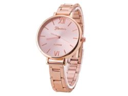 Reloj De Pulsera De Acero Para Hombre Con Brazalete, Estilo Moderno, Movimiento De Cuarzo, Oro Rosa.