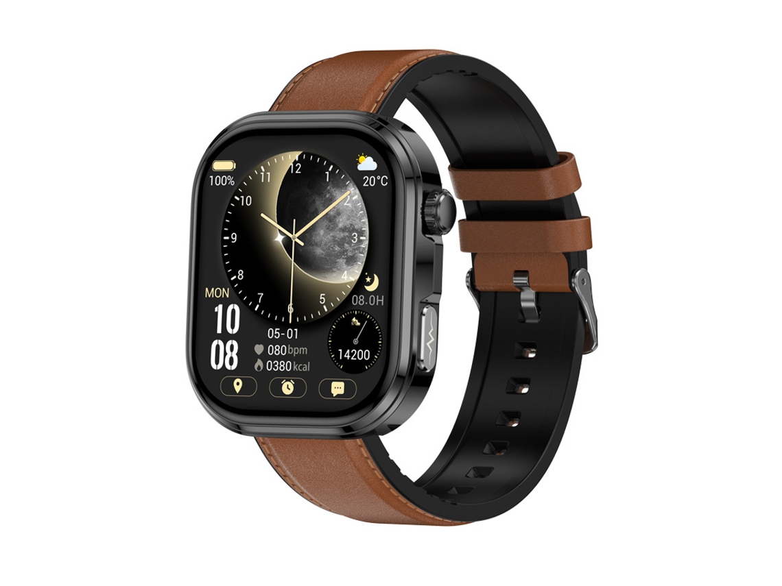 (brown Skin) Relógio Inteligente Ecg Monitor De Glicose Chamada Bluetooth Relógio Esportivo Frequência Cardíaca Oxigênio Do Sangue