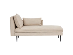 Chaise longue BELIANI Yerres de Poliéster Beige 168x87x79