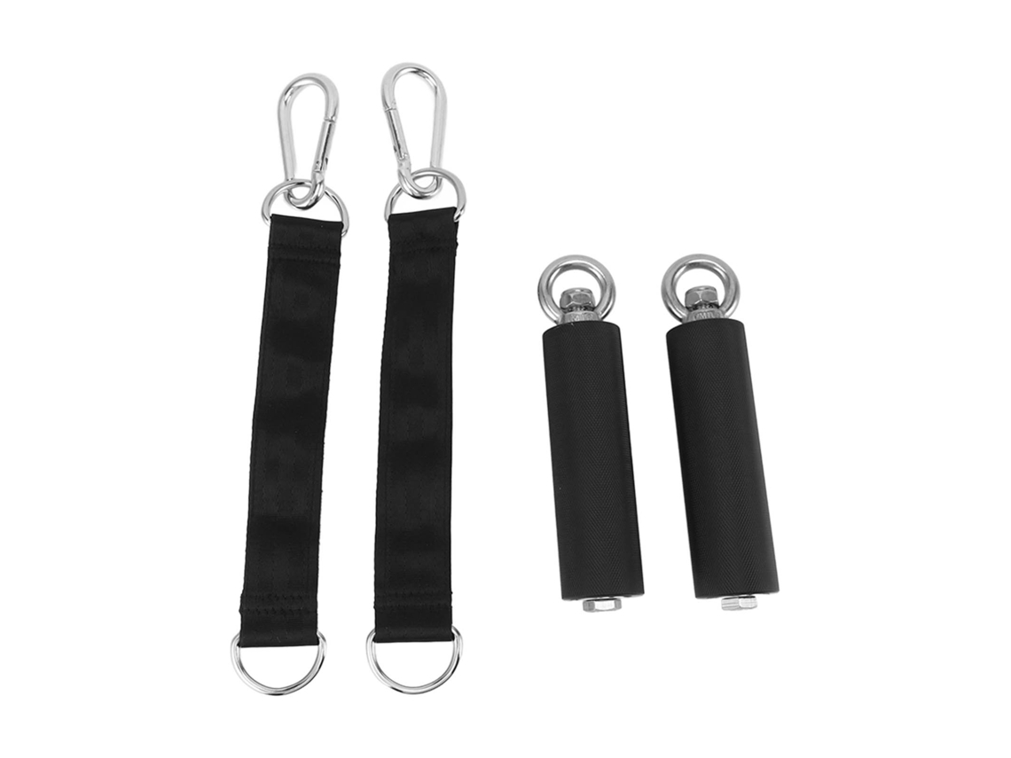 Empuñadura De Cable Para Gimnasio Con Revestimiento De Goma Tpr Antideslizante Para Entrenamiento Con Pesas Y Ejercicios De Fuerza.