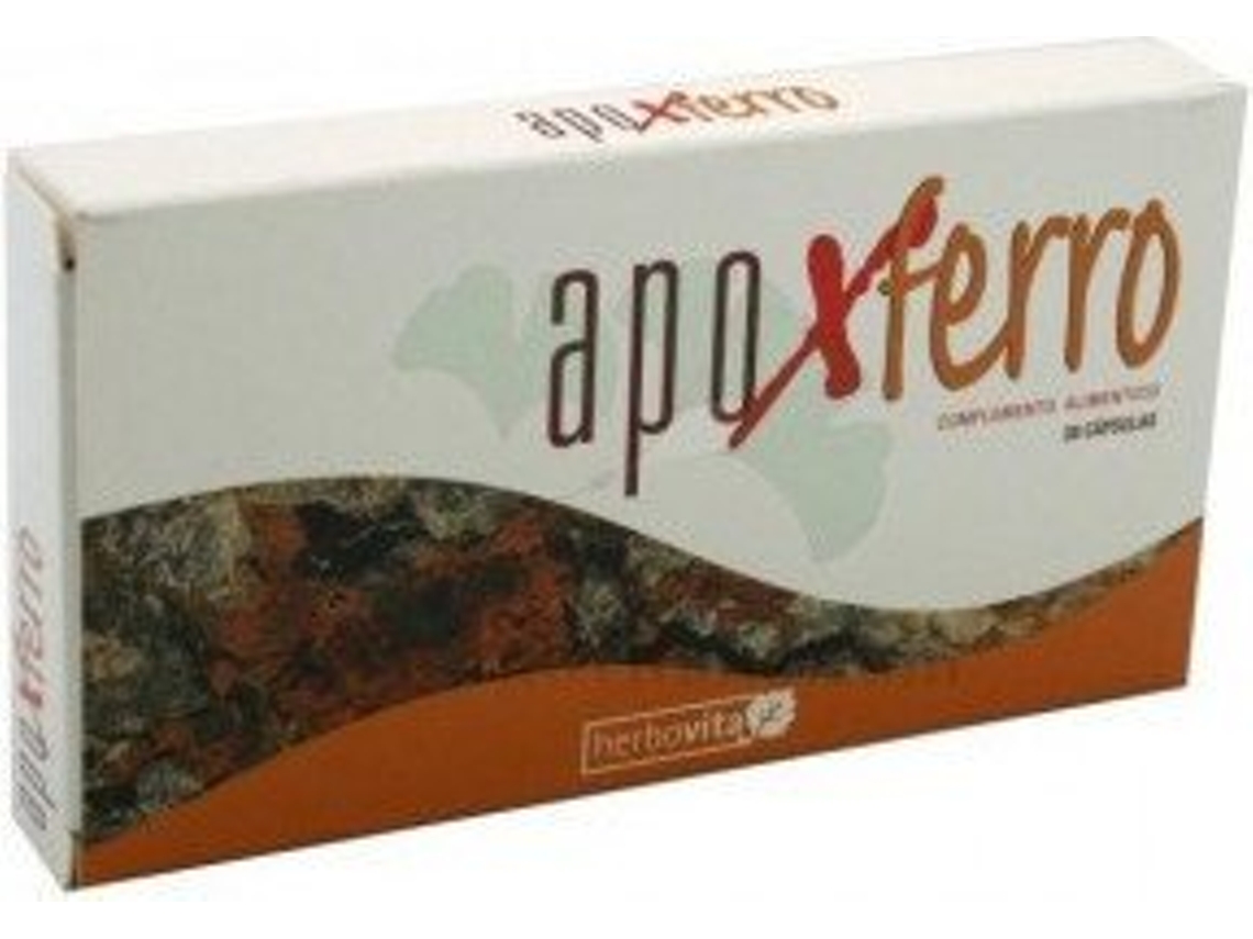 Complemento Alimentar HERBOVITA Apoxferro (60 Cápsulas)